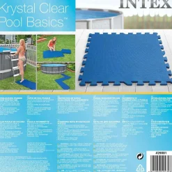 Intex poolgulvbeskyttere 8 stk. 50x50 cm blå