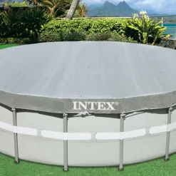 Intex poolovertræk Deluxe 488 cm rundt 28040