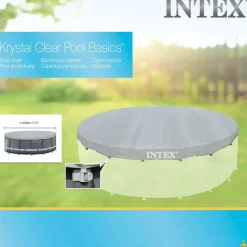 Intex poolovertræk Deluxe 488 cm rundt 28040