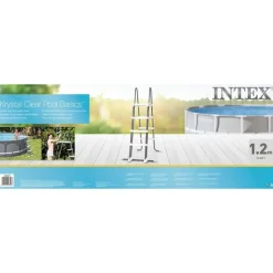 Intex poolstige med 4 trin 122 cm