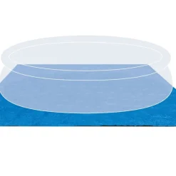 Intex poolunderlag 472x472 cm firkantet 28048