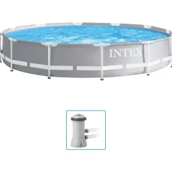 Intex Prism Frame Premium poolsæt 366x76 cm