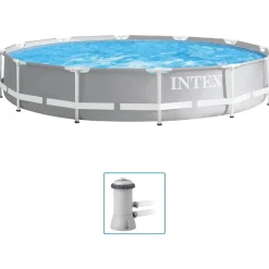 Intex Prism Frame Premium poolsæt 366x76 cm