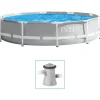 Intex Prism Frame Premium poolsæt 305x76 cm