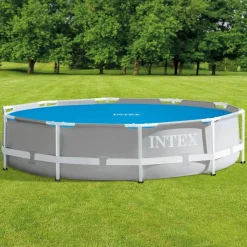 Intex solopvarmet poolovertræk 290 cm polyethylen blå