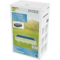 Intex solopvarmet poolovertræk 538x253 cm polyethylen blå