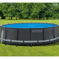 Intex solopvarmet poolovertræk 488 cm rundt