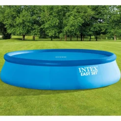 Intex solopvarmet poolovertræk rund 488 cm