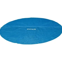 Intex solopvarmet poolovertræk 470 cm polyethylen blå