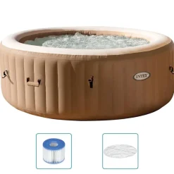 Intex spabad med massagefunktion PureSpa 196x71 cm rund