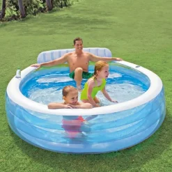 Intex Swim Center oppusteligt badebassin Family Lounge Pool 57190NP