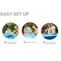 Intex swimmingpool Metal Frame 366x76 cm 28210NP