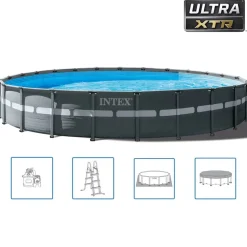 Intex Ultra XTR Frame swimmingpoolsæt 732x132 cm rund 26340GN
