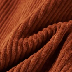 Jakke til børn str. 92 jernbanefløjl cognacfarvet