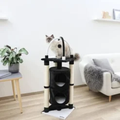 Kerbl kradsetræ Onyx sort og hvid 81507