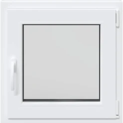 Kældervindue RISOR Antracit 50 x 50 cm PVC og glas