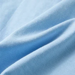 Kortærmet T-shirt til børn str. 104 lyseblå