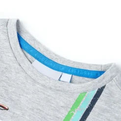 Kortærmet T-shirt til børn str. 140 grå