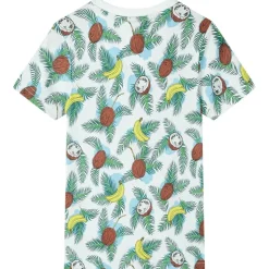 Kortærmet T-shirt til børn str. 128 flerfarvet