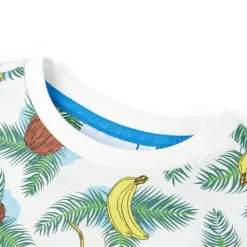 Kortærmet T-shirt til børn str. 128 flerfarvet