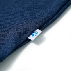 Kortærmet T-shirt til børn str. 128 mørk mørkeblå