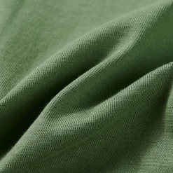 Langærmet T-shirt til børn str. 104 lys kakifarve