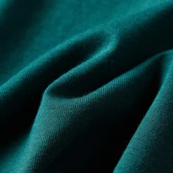 Langærmet T-shirt til børn str. 92 mørkegrøn