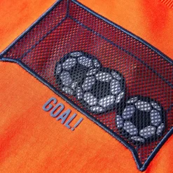 Langærmet T-shirt til børn str. 104 orange