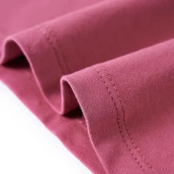 Langærmet T-shirt til børn str. 92 pink