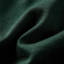Langærmet T-shirt til børn str. 92 mørkegrøn