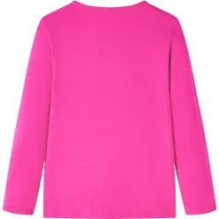 Langærmet T-shirt til børn str. 104 cm pink