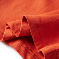 Langærmet T-shirt til børn str. 92 orange