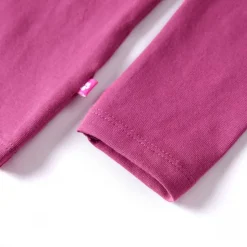 Langærmet T-shirt til børn str. 92 cm pink