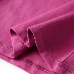 Langærmet T-shirt til børn str. 92 cm pink