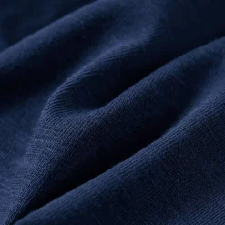 Langærmet T-shirt til børn str. 140 blåmeleret