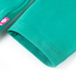 Langærmet T-shirt til børn str. 104 cm lysegrøn