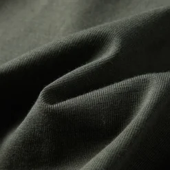 Langærmet T-shirt til børn str. 92 kakifarvet