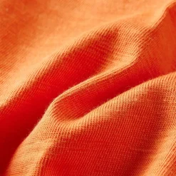 Langærmet T-shirt til børn str. 92 cm orange