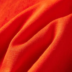 Langærmet T-shirt til børn str. 104 cm orange