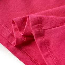 Langærmet T-shirt til børn str. 104 pink
