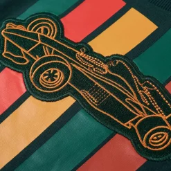 Langærmet T-shirt til børn str. 104 cm mørkegrøn