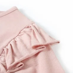 Langærmet T-shirt til børn str. 92 lyserød