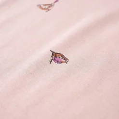 Langærmet T-shirt til børn str. 92 lyserød