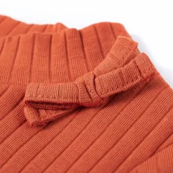 Langærmet T-shirt til børn str. 92 cm orange