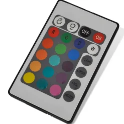LED-akvarielampe med boblefunktion 48 cm RGB-farver