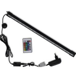 LED-akvarielampe med boblefunktion 48 cm RGB-farver