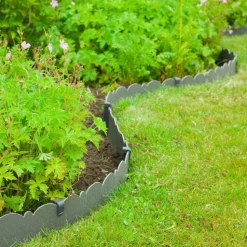 Nature dekorativ plænekant 0,13x12 m 3 mm grå