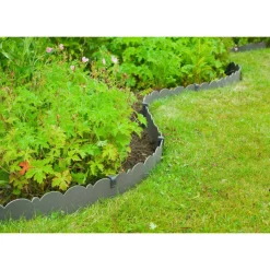 Nature dekorativ plænekant 0,13x12 m 3 mm grå