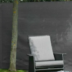 Nature haveafskærmning PE 1,5x5 m antracitgrå