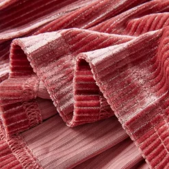 Nederdel til børn str. 104 plisseret pink